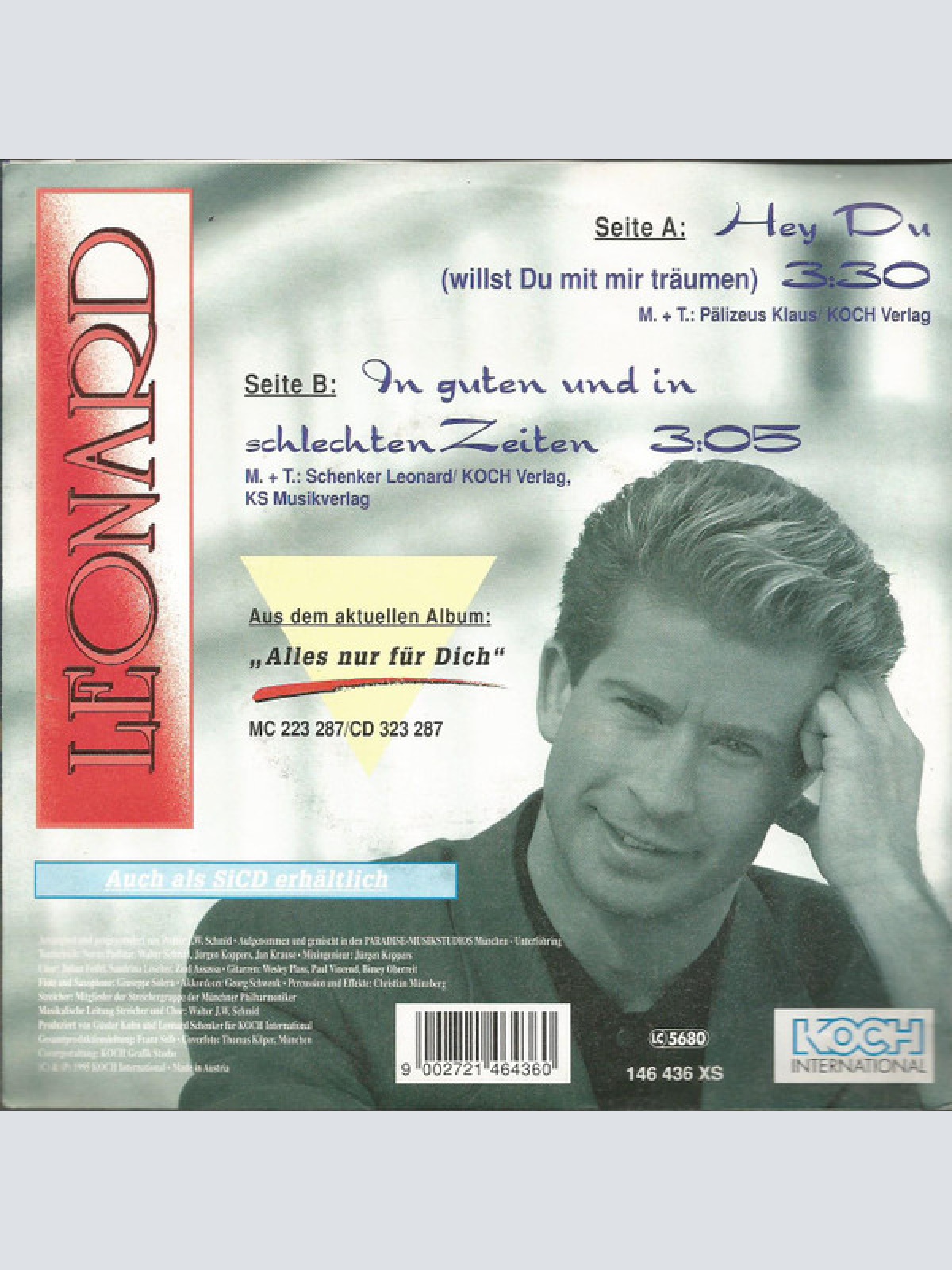 Vinyl / Leonard - Hey Du (Willst Du Mit Mir Träumen)