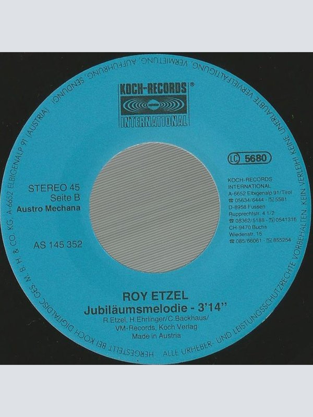 Vinyl / Roy Etzel - Atlantis