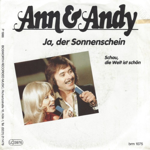 Vinyl / Ann & Andy - Ja, Der Sonnenschein
