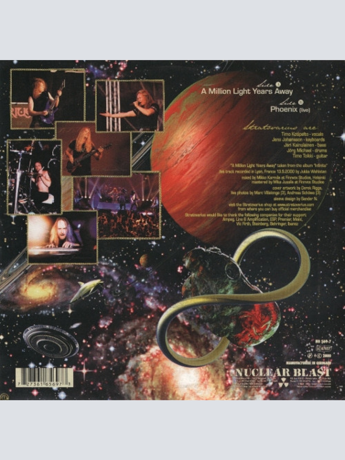 Vinyl / Stratovarius - A Million Light Years Away