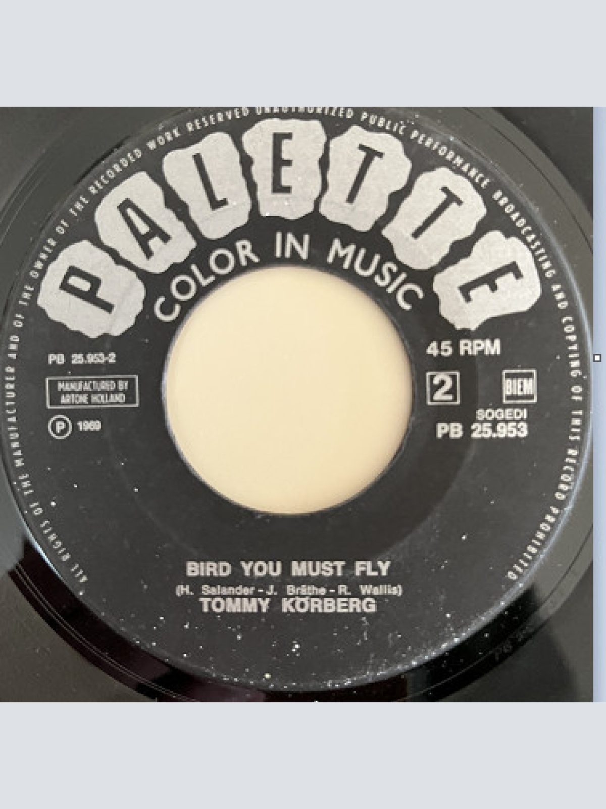 Vinyl / Tommy Körberg - Dear Mr. Jones (Judy Min Vän)