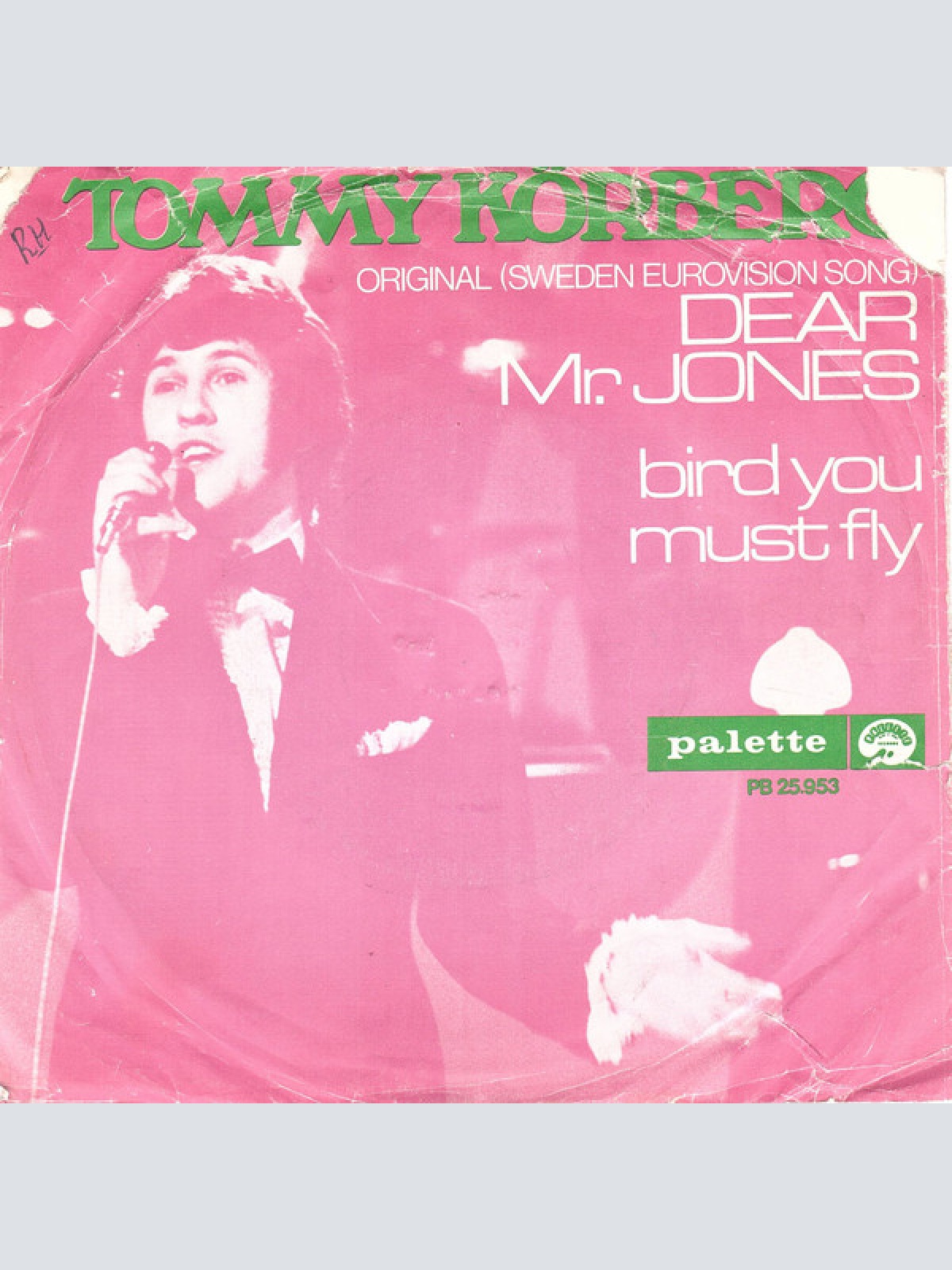 Vinyl / Tommy Körberg - Dear Mr. Jones (Judy Min Vän)