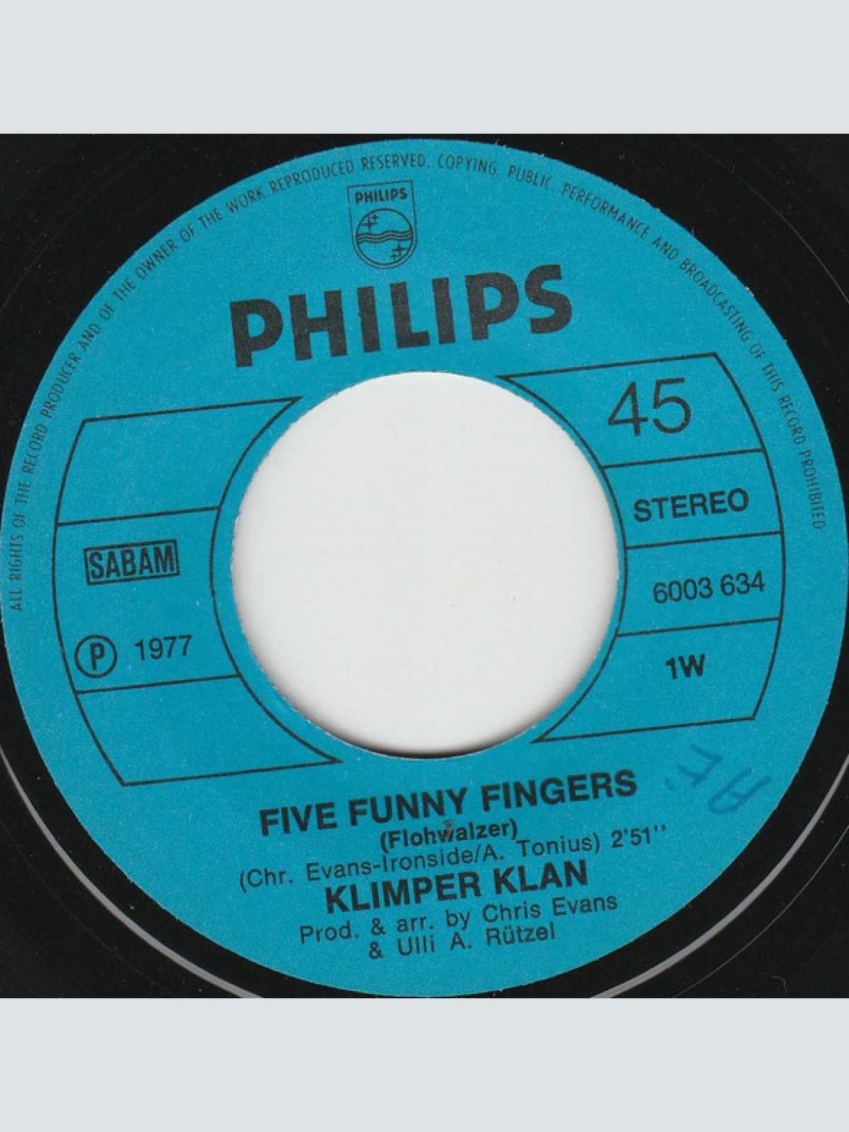 Vinyl / Klimper Klan - Five Funny Fingers