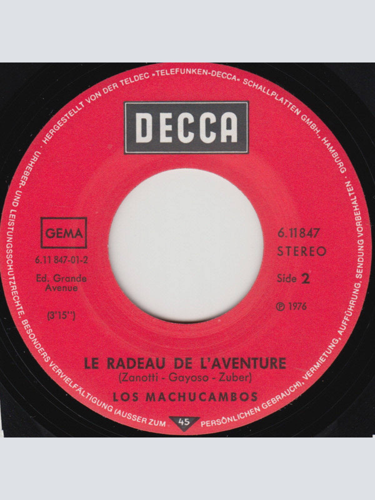 Vinyl / Los Machucambos - Indio