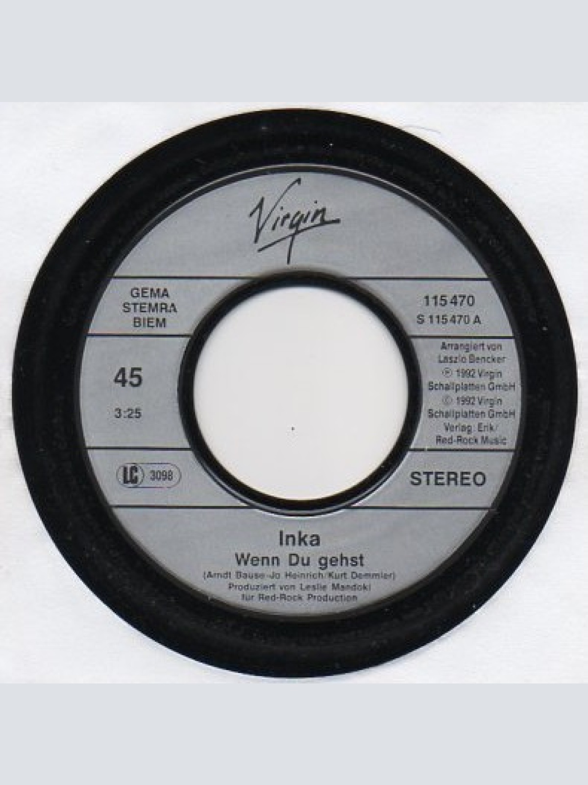 Vinyl / Inka (2) - Wenn Du Gehst