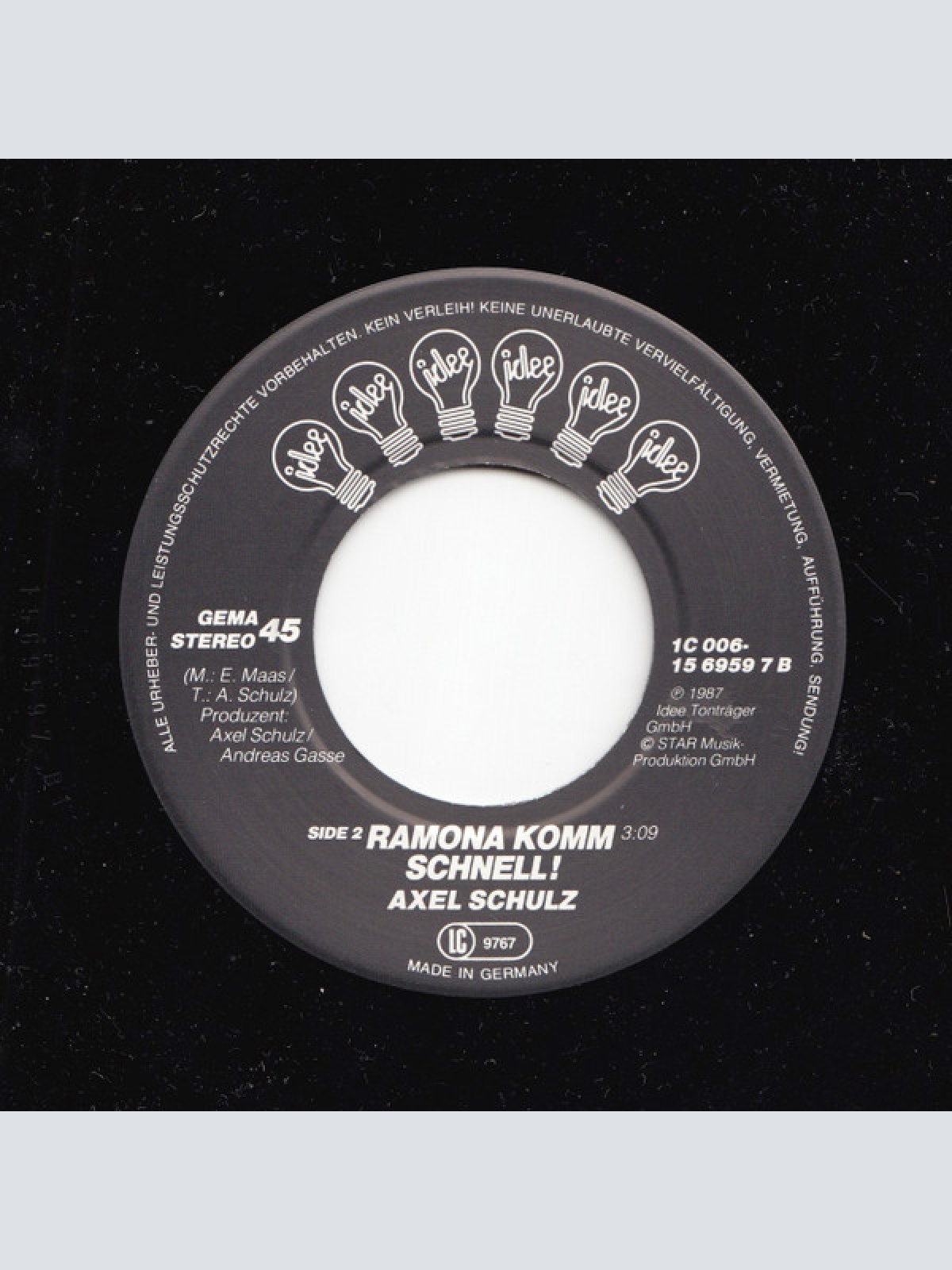 Vinyl / Axel Schulz (2) - Für Mich Soll’s Rote Rosen Regnen