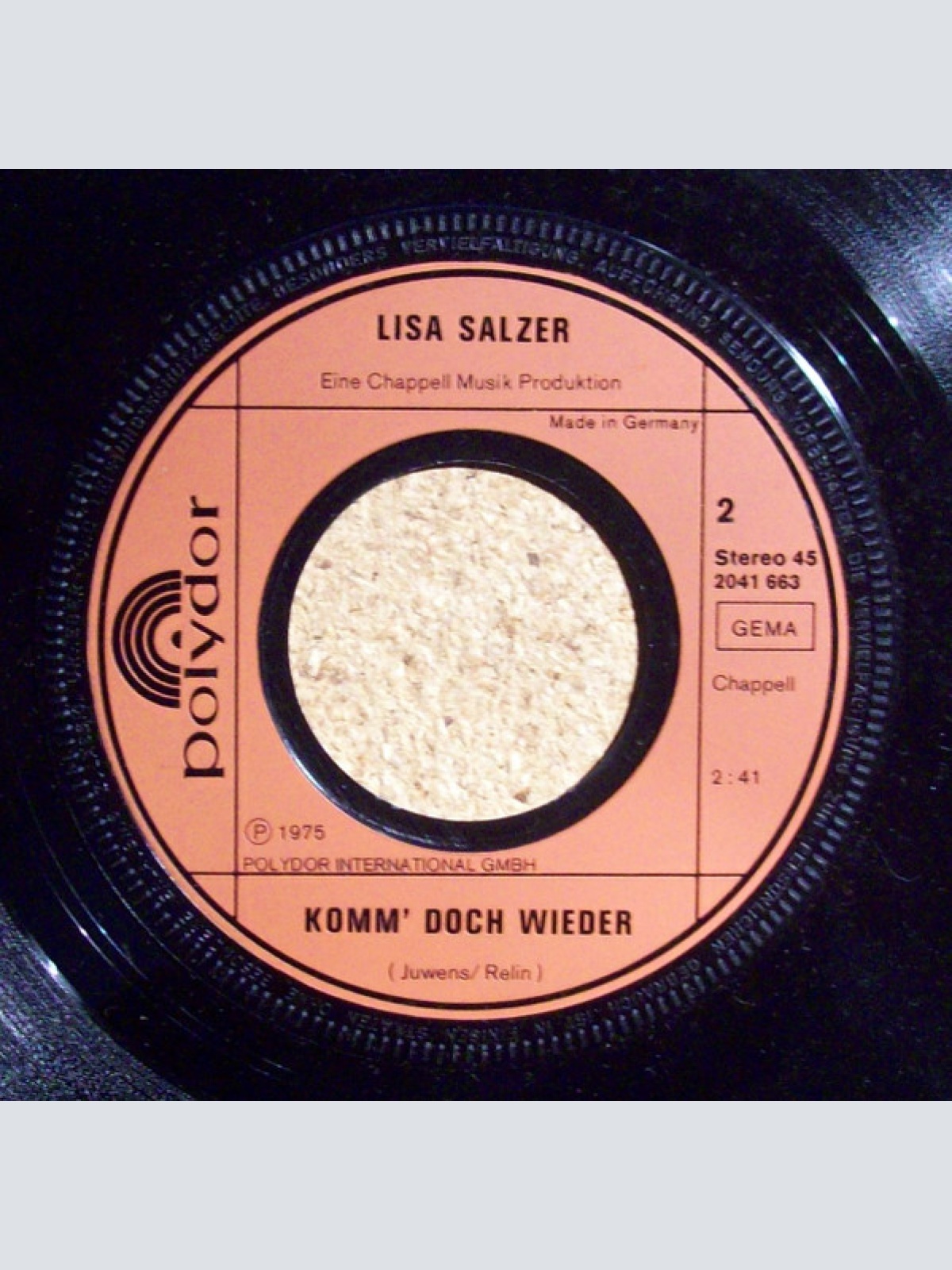 Vinyl / Lisa Salzer - Immer, Wenn Ich Einmal Träume