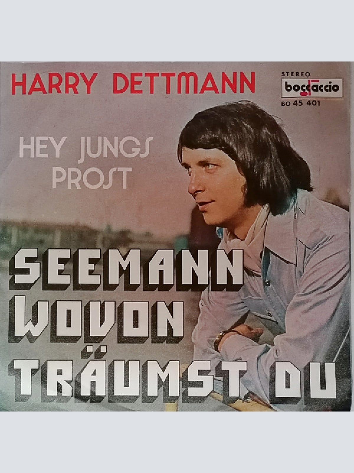 Vinyl / Harry Dettmann - Seemann Wovon Träumst Du / Hey Jungs Prost