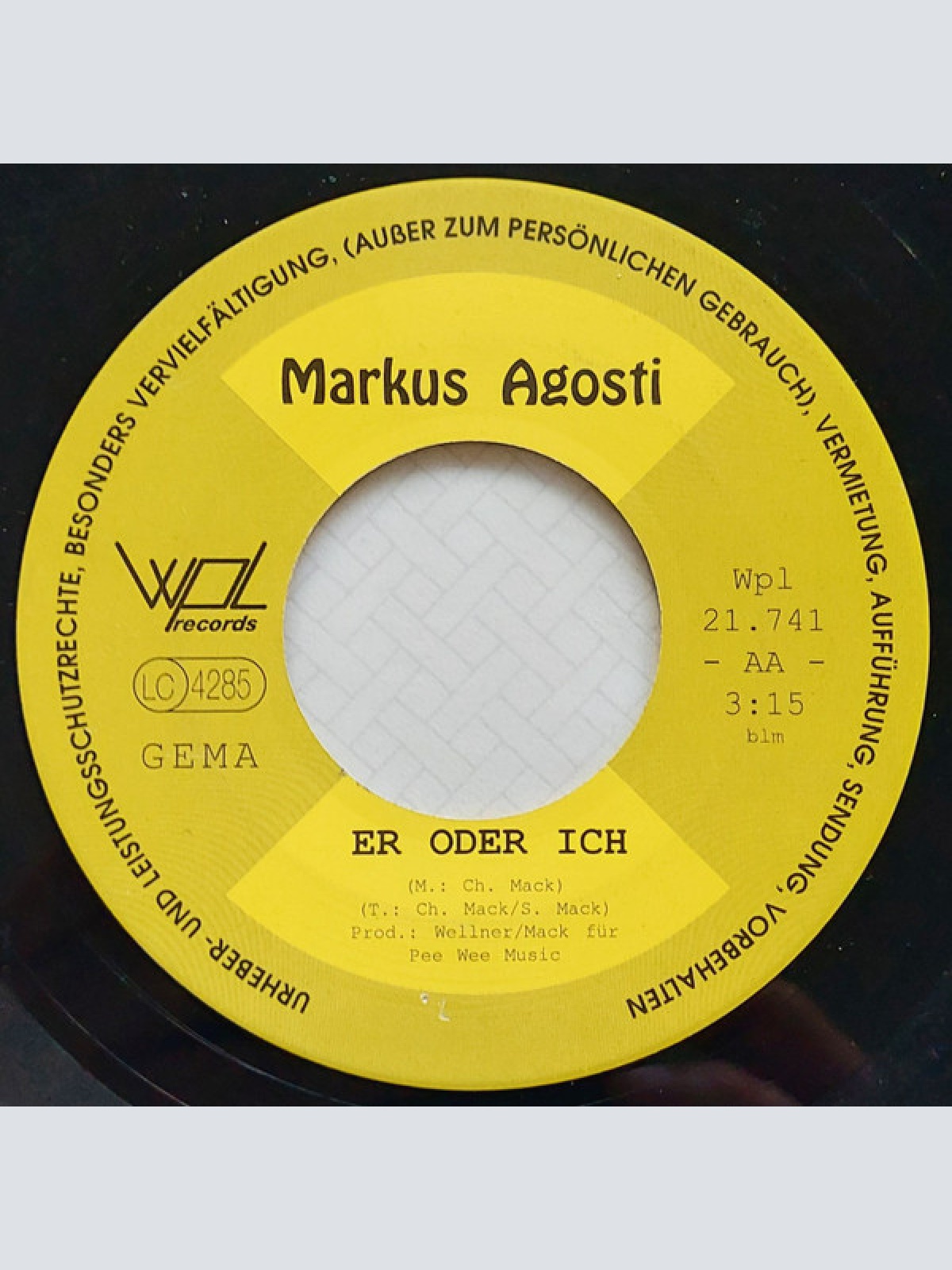 Vinyl / Markus Agosti - Eiskalte Herzen