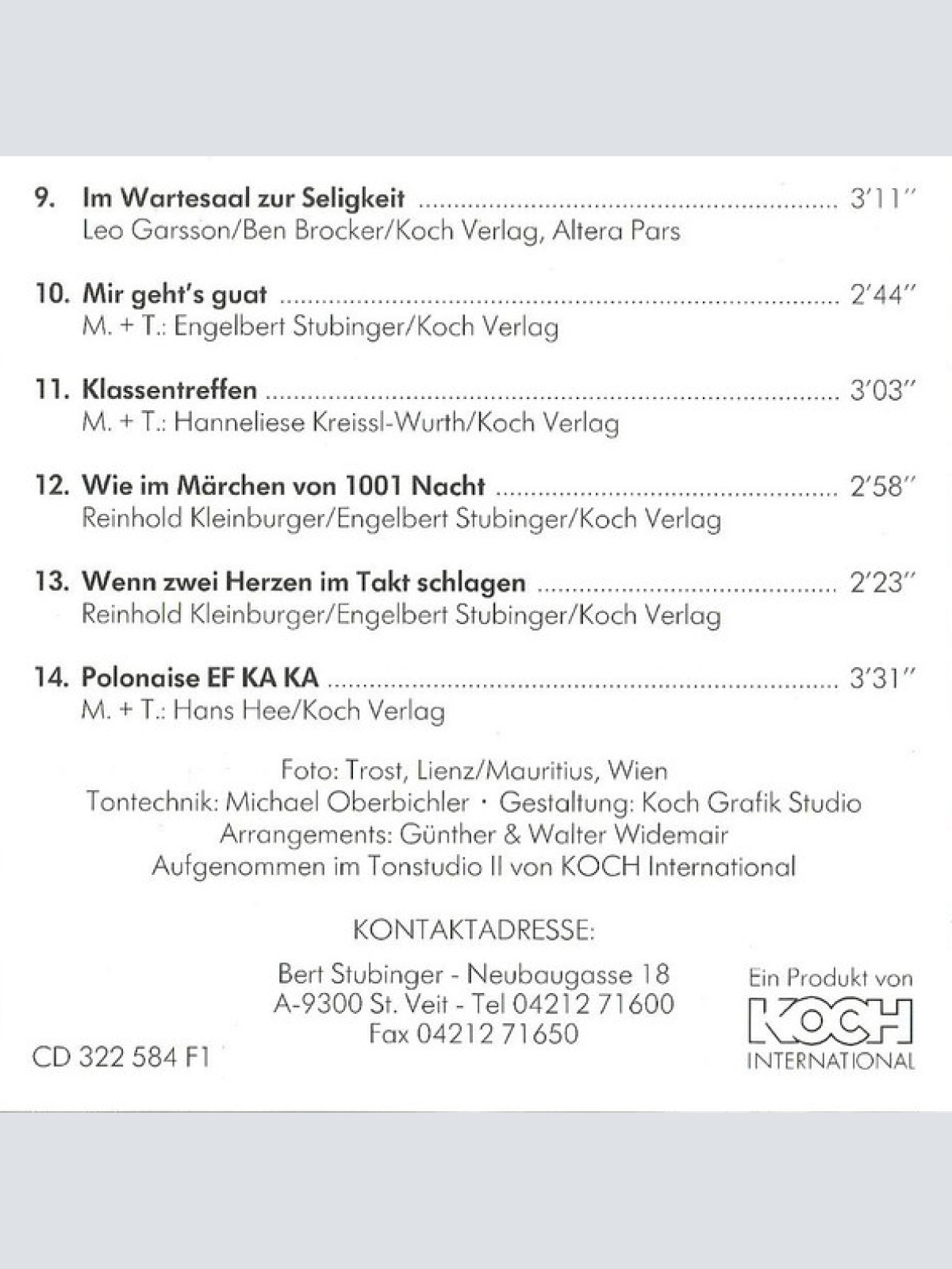 CD / Karawanken Quintett - Jeder Tag Ist Ein Kleines Geschenk