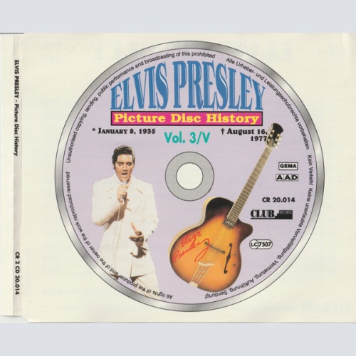 CD / Elvis Presley - Picture Disc History Vol.3/V