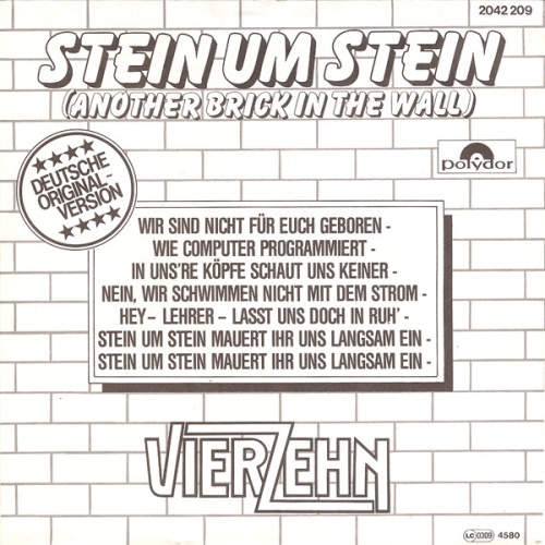 Vinyl / Vierzehn - Stein Um Stein (Another Brick In The Wall)