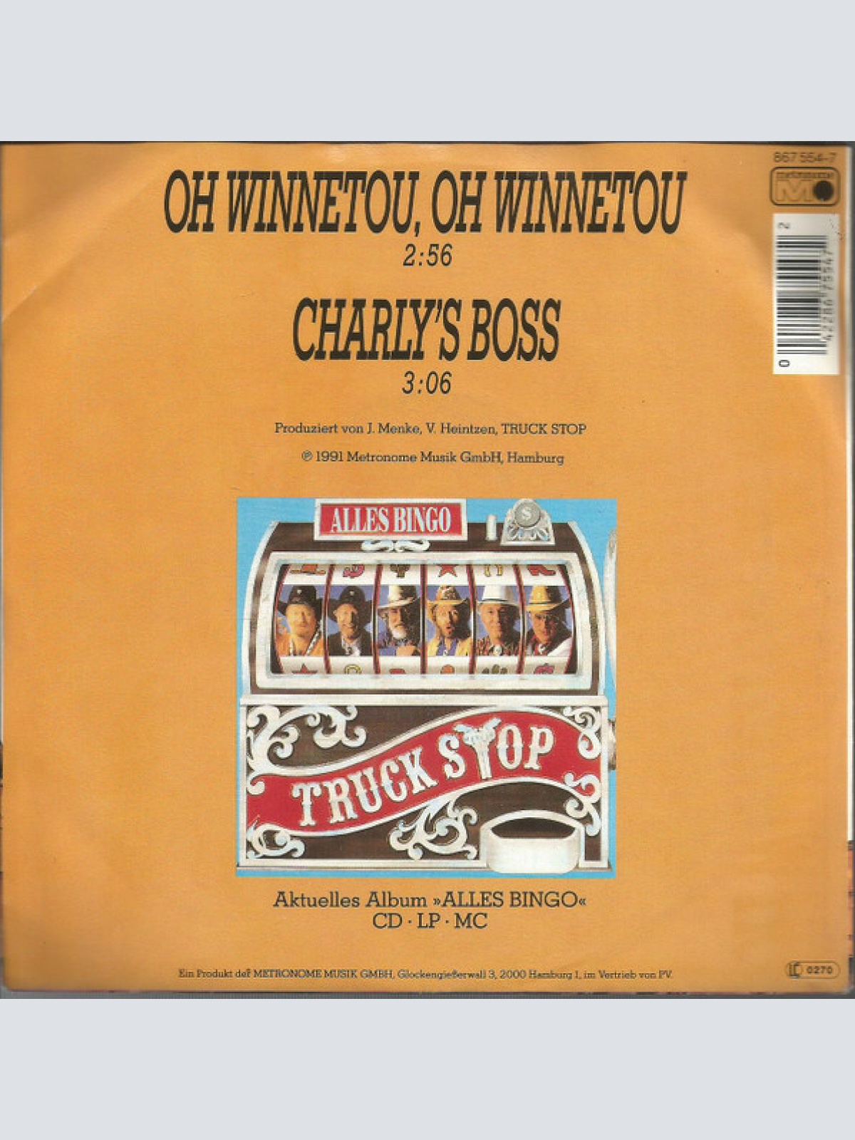 Vinyl / Truck Stop (2) - Oh Winnetou, Oh Winnetou