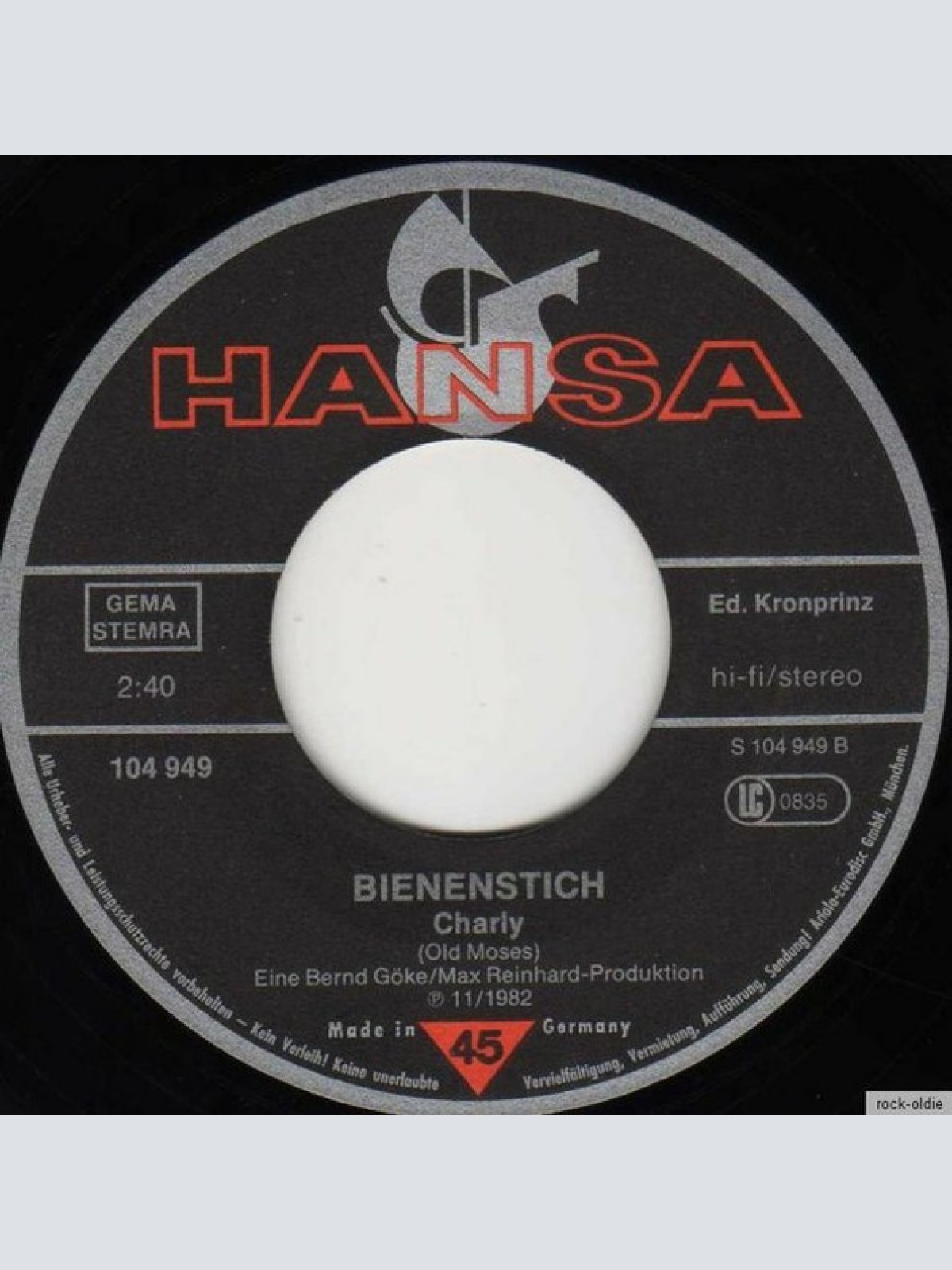 Vinyl / Bienenstich - John Wayne Ist Der Größte