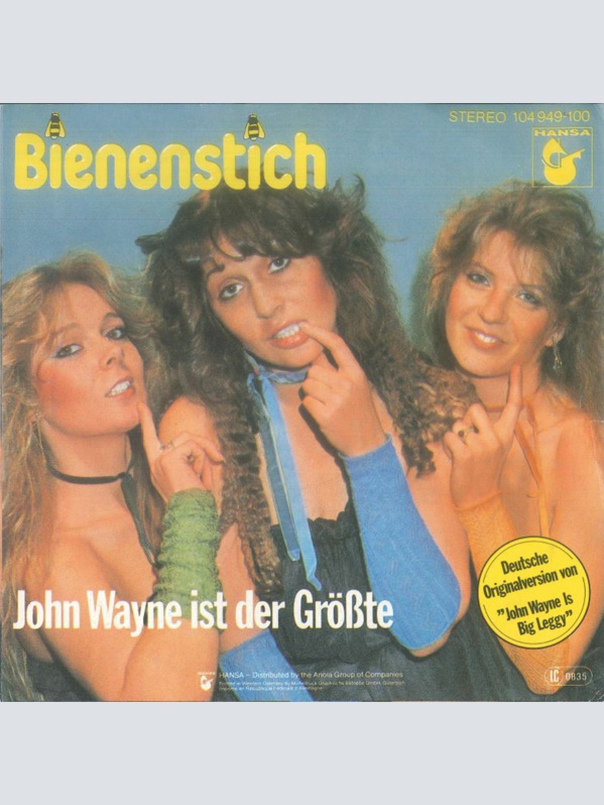 Vinyl / Bienenstich - John Wayne Ist Der Größte