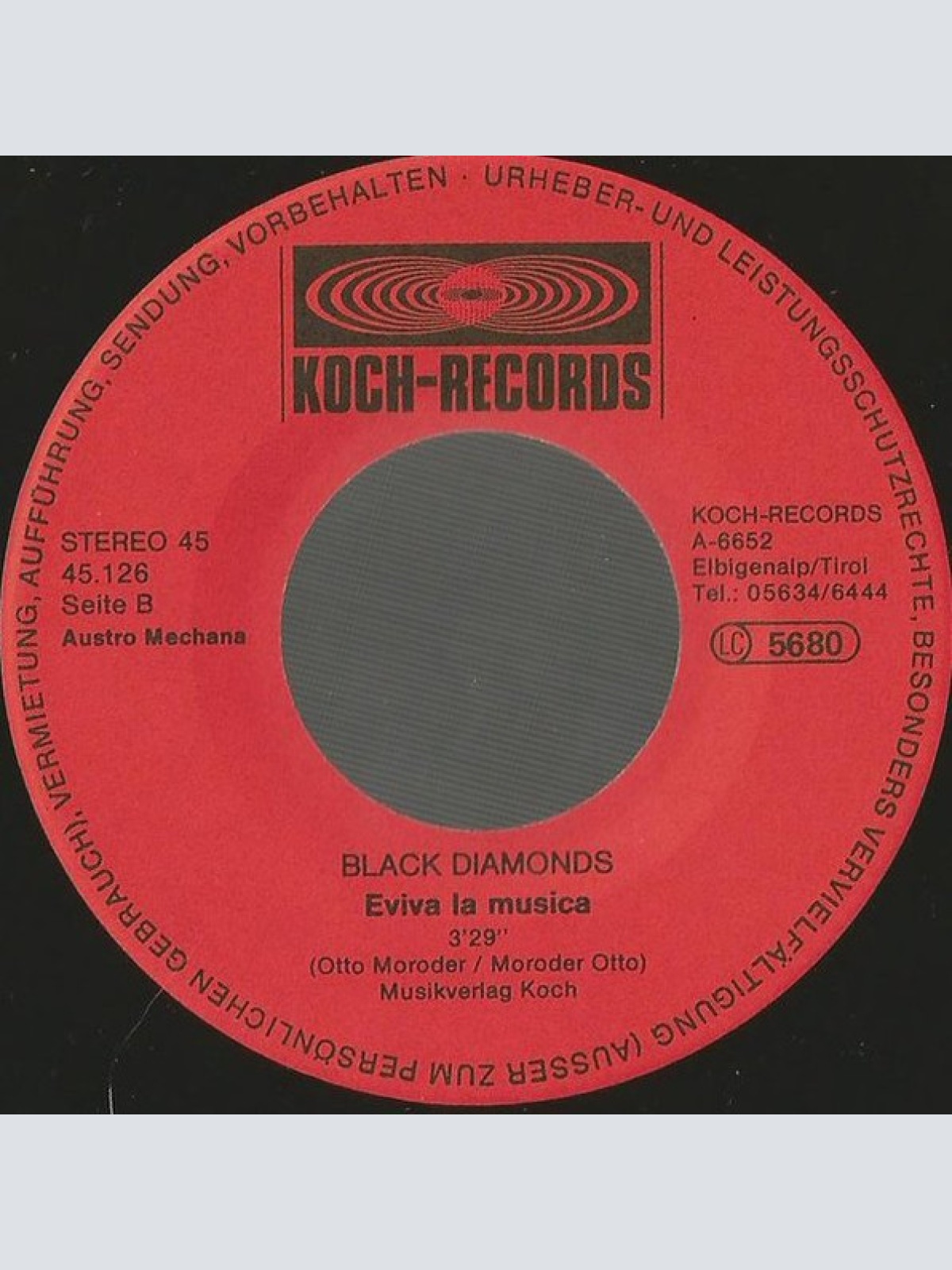 Vinyl / Black Diamonds - Abschied Für Immer