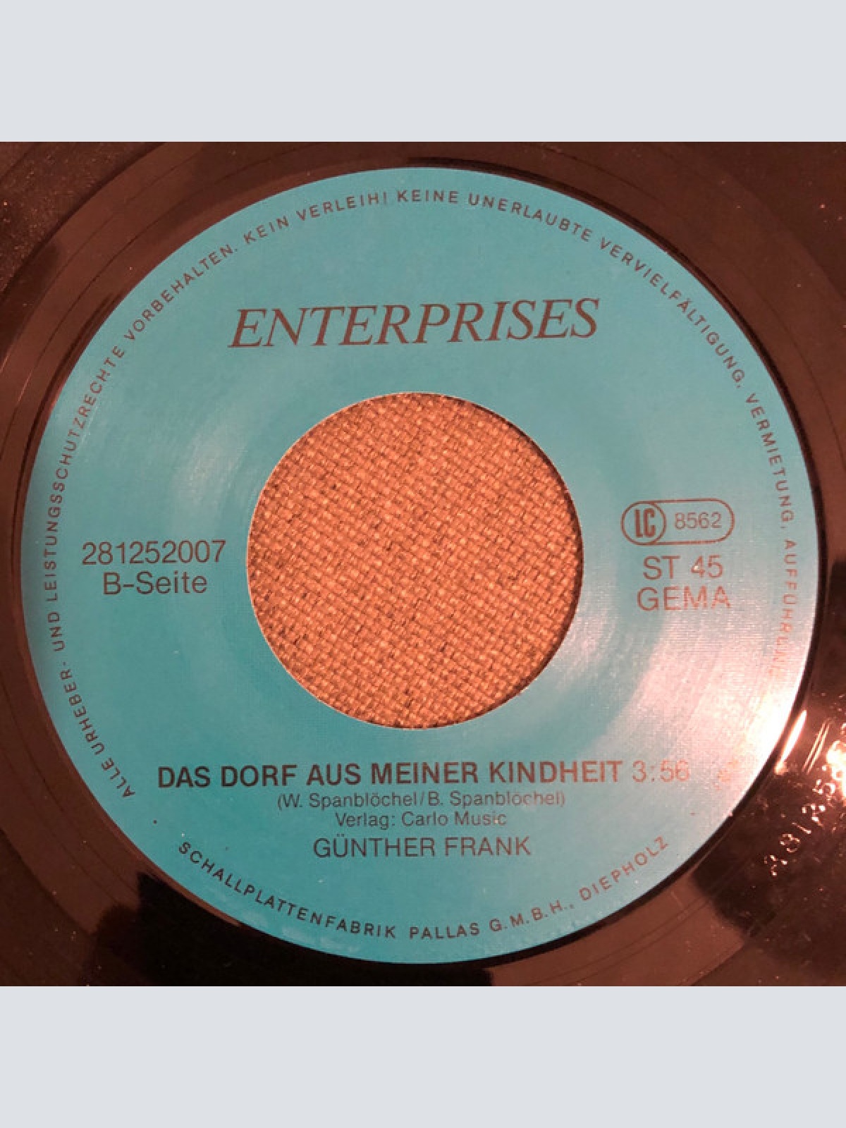 Vinyl / Günther Frank - Die Kokosnuß