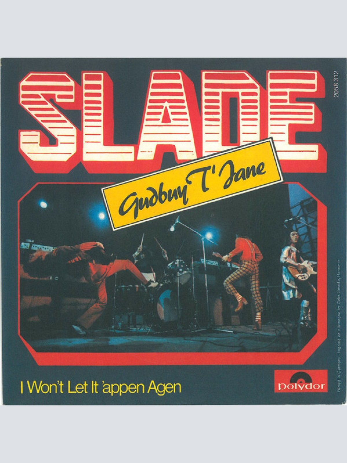 Vinyl / Slade - Gudbuy T'Jane