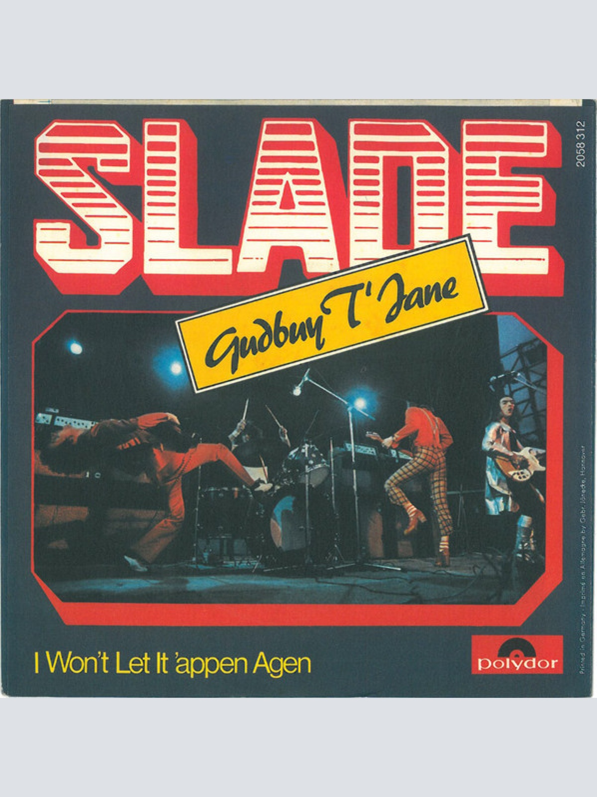 Vinyl / Slade - Gudbuy T'Jane