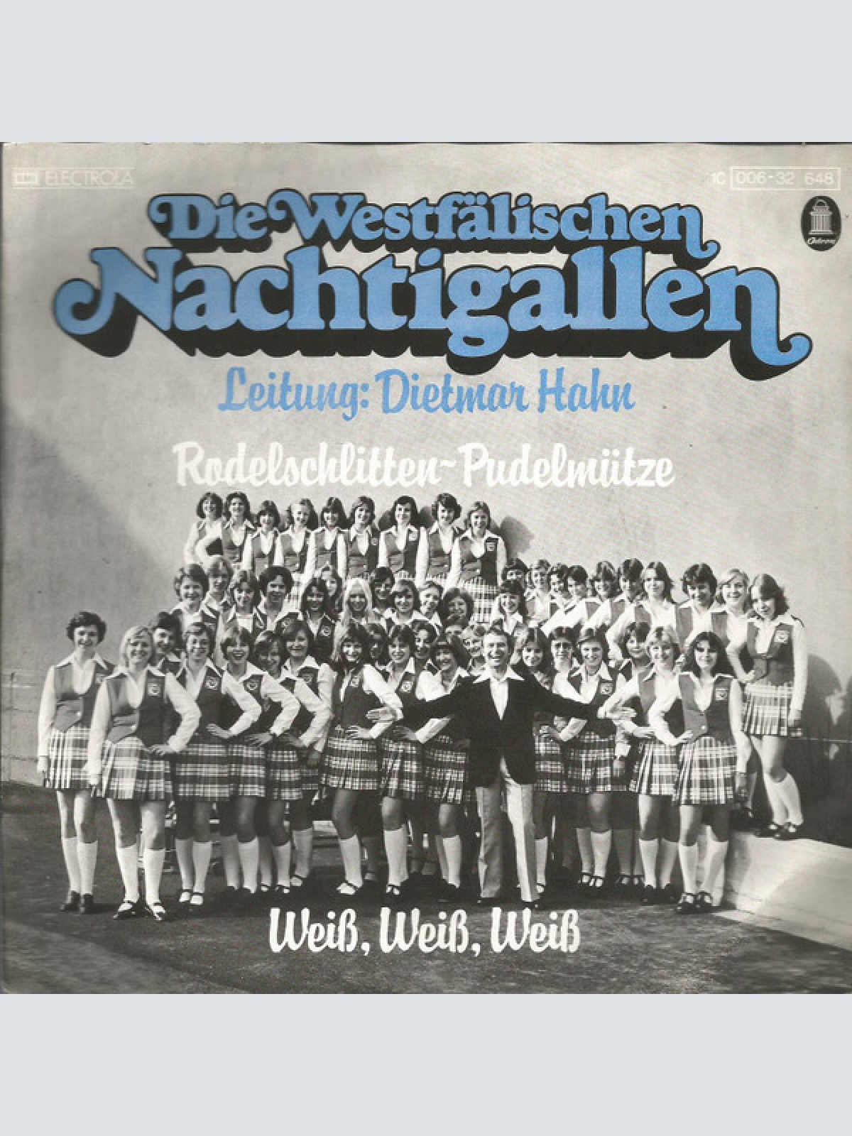 Vinyl / Die Westfälischen Nachtigallen - Rodelschlitten-Pudelmütze / Weiß, Weiß, Weiß