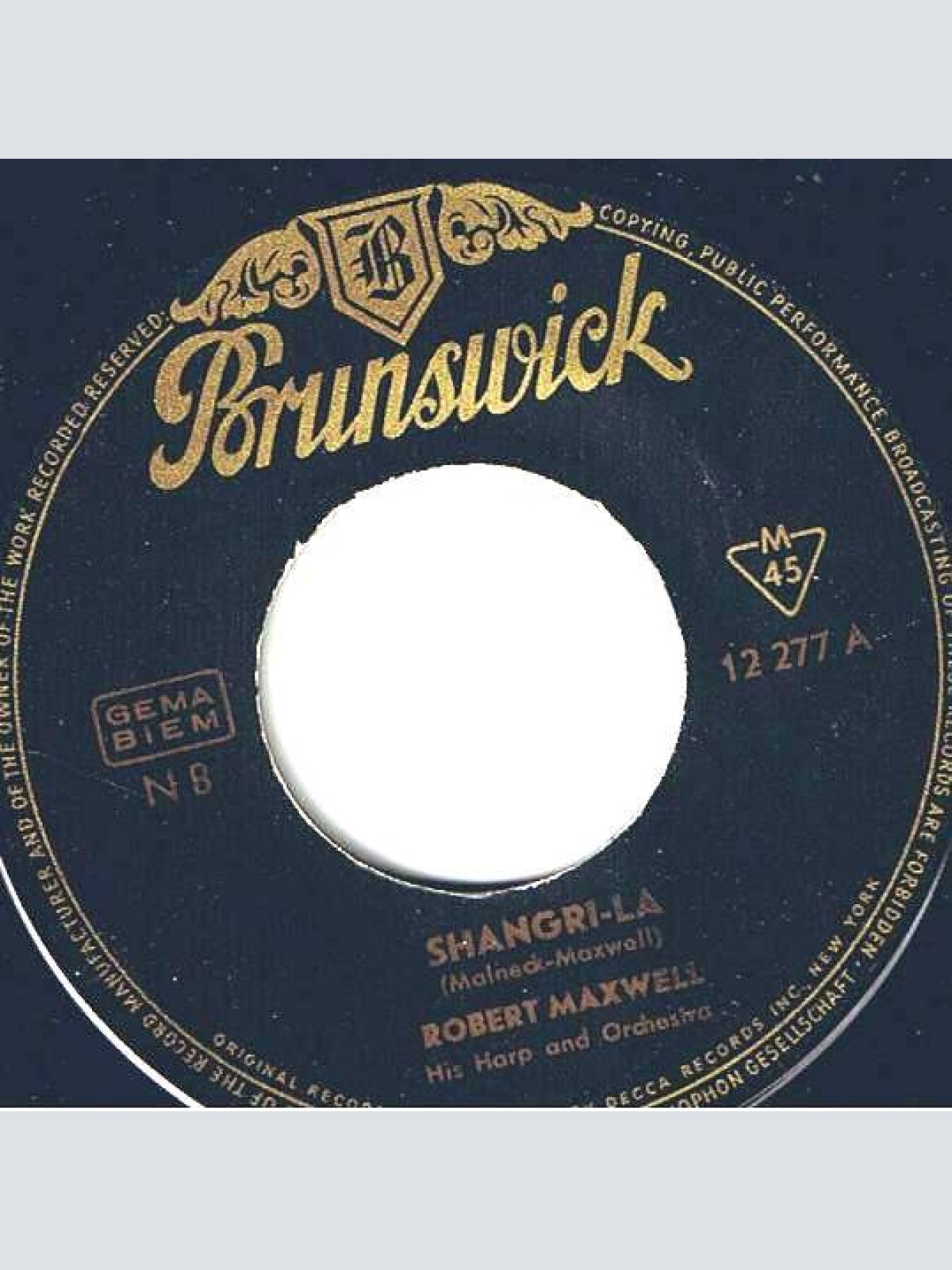 Vinyl / Robert Maxwell His Harp And Orchestra* - Shangri-La