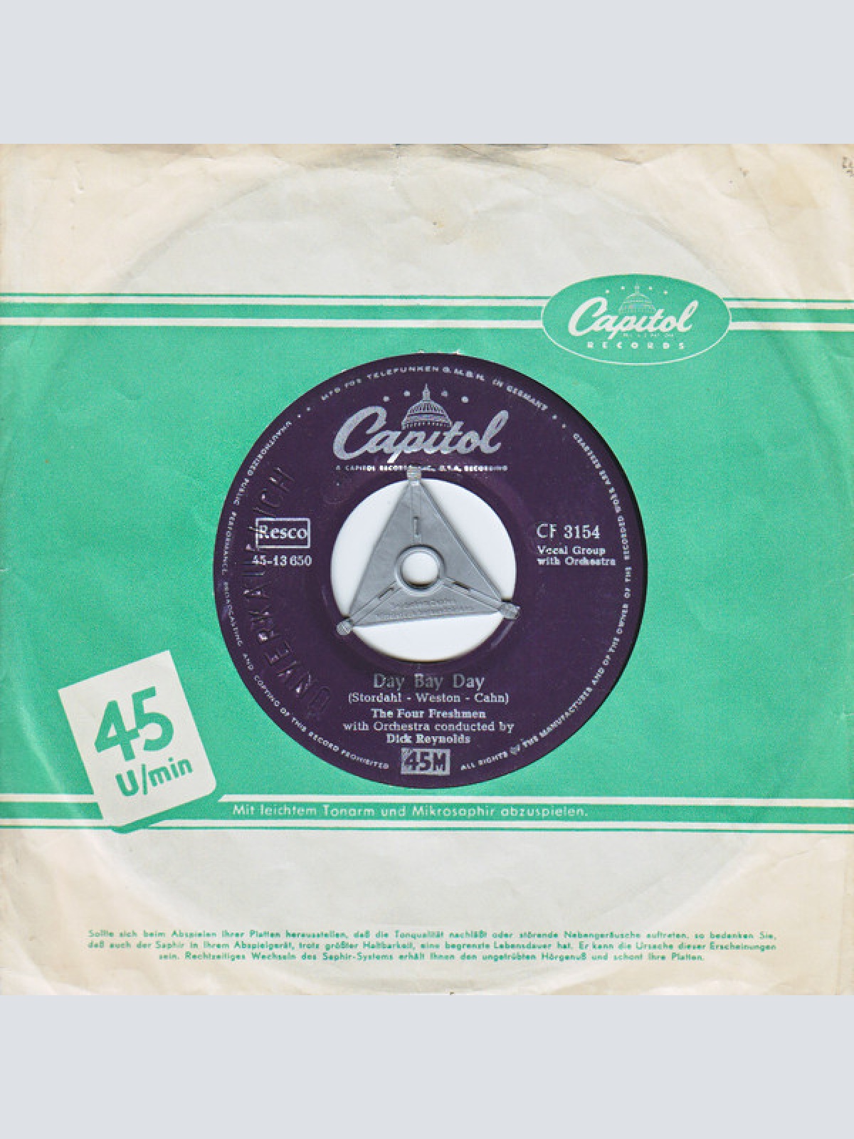 Vinyl / The Four Freshmen - Day By Day / How Can I Tell Her