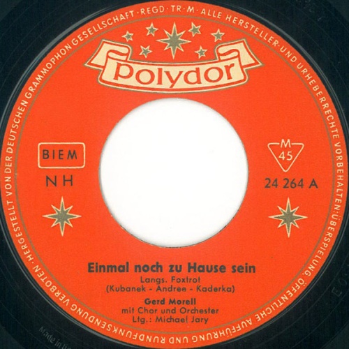 Vinyl / Gerd Morell - Einmal Noch Zu Hause Sein