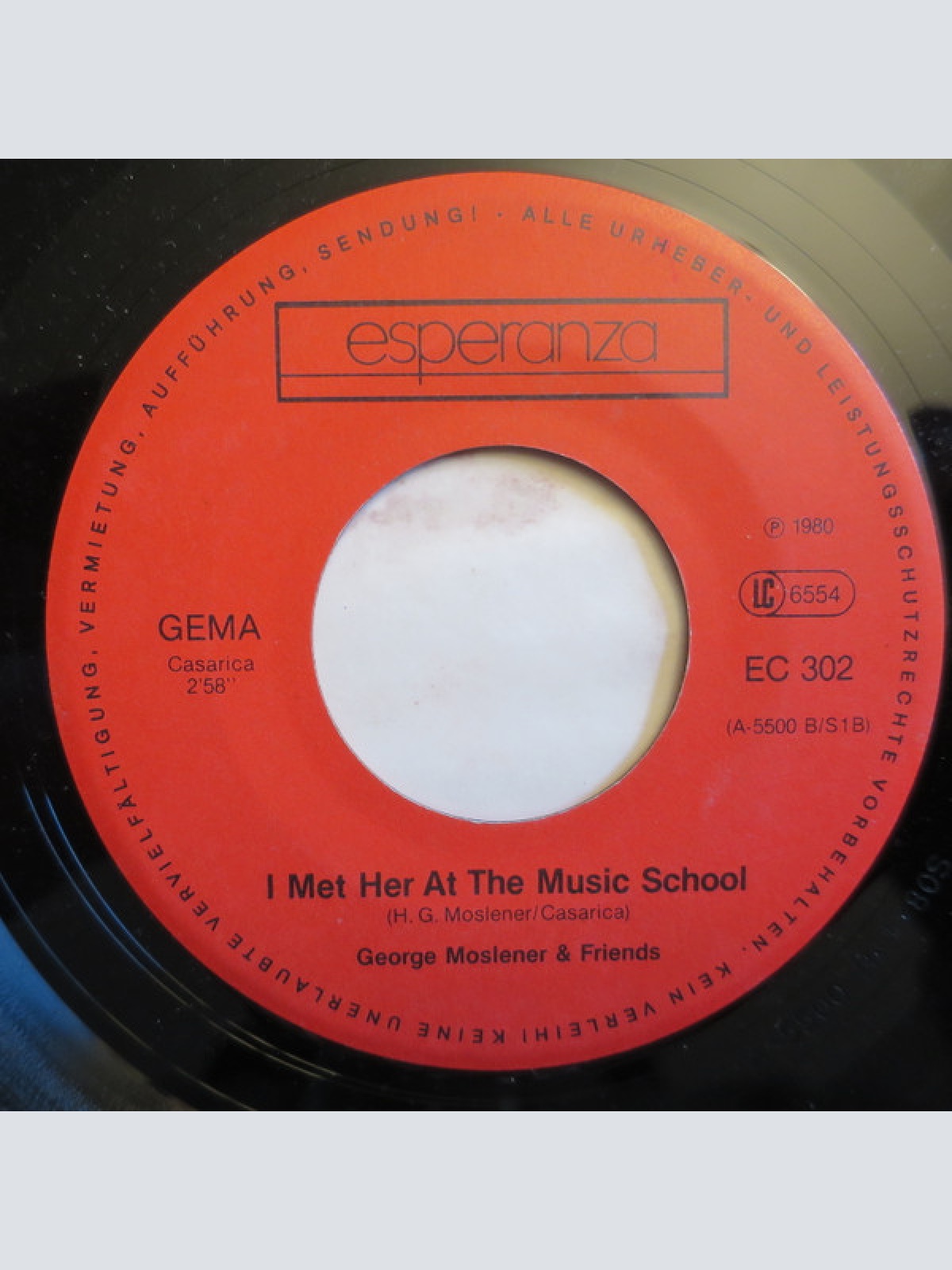 Vinyl / George Moslener & Friends - Bach Is Alive And Well / I Met Her At The Music School