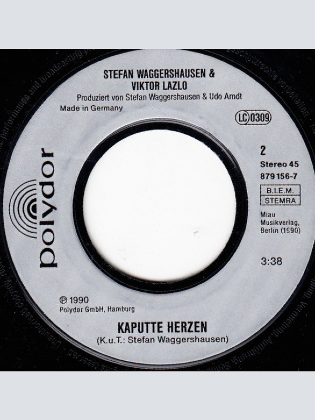 Vinyl / Stefan Waggershausen & Viktor Lazlo - Jesse (Douce Et Innocente)