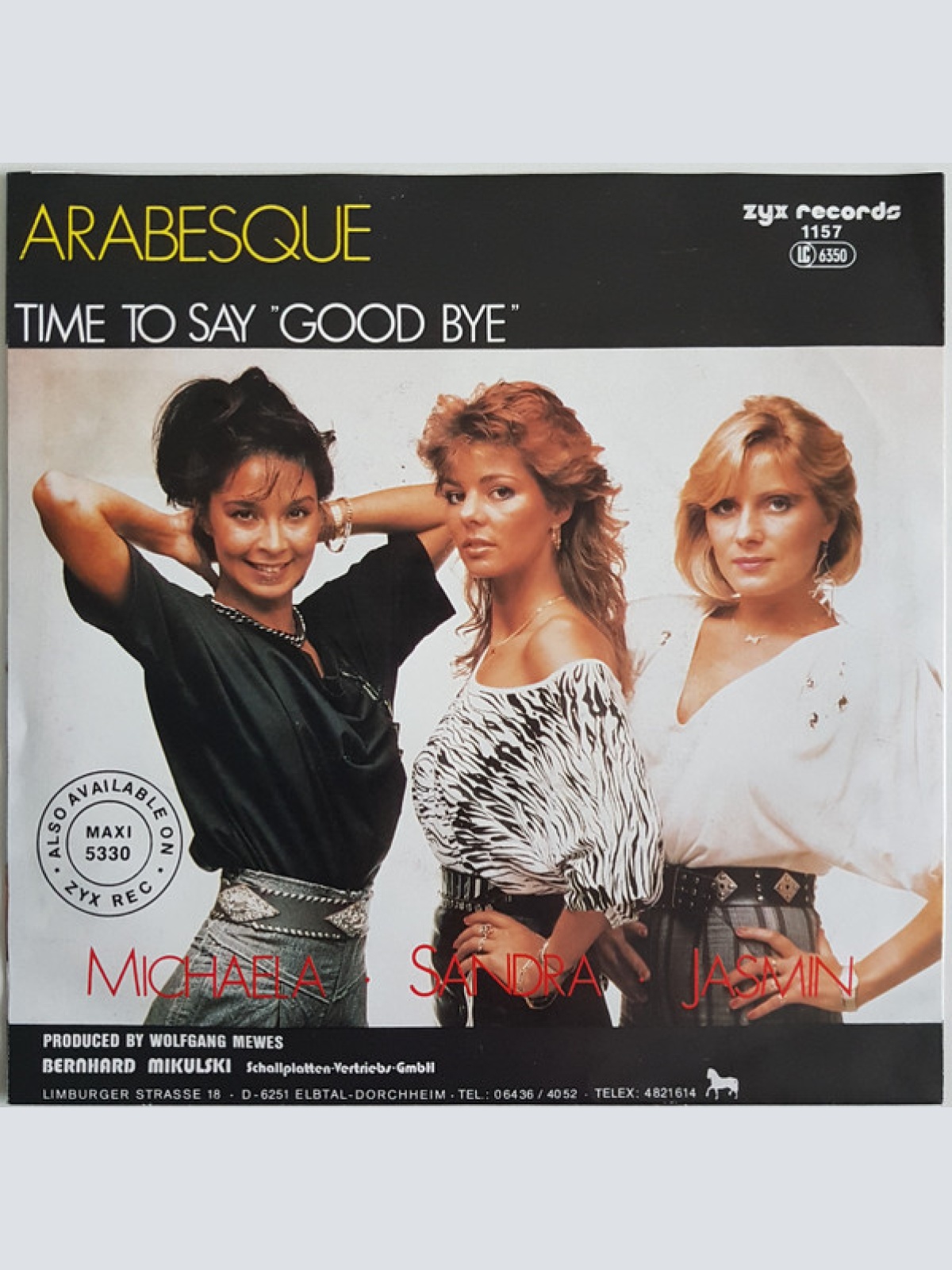 Vinyl / Arabesque - Time To Say "Good Bye"