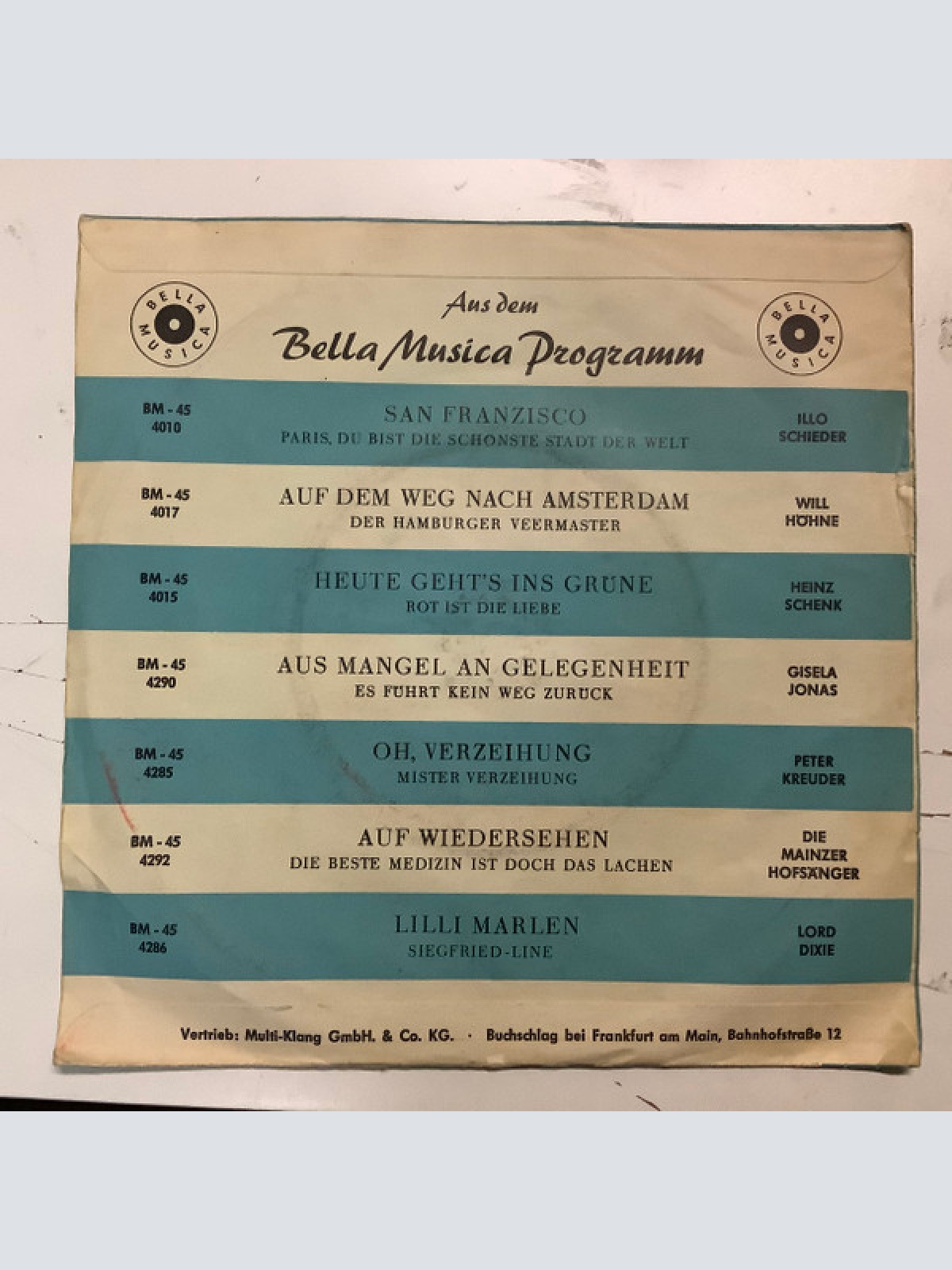 Vinyl / John Paris (4), Die Rubin-Boys* U. D. Orchester Ralph Dokin - Der Mann Am Klavier / Man Muß Ja Nicht Immer Nach Heidelberg