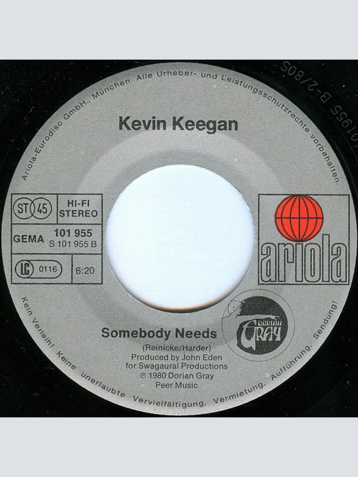 Vinyl / Kevin Keegan - England