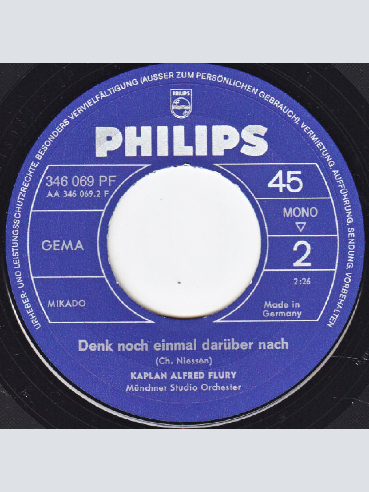 Vinyl / Kaplan Alfred Flury* - Warum