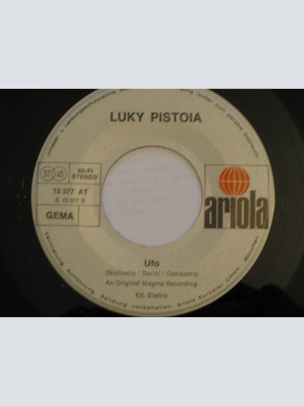 Vinyl / Luky Pistoia - Buona Sera, Signorina