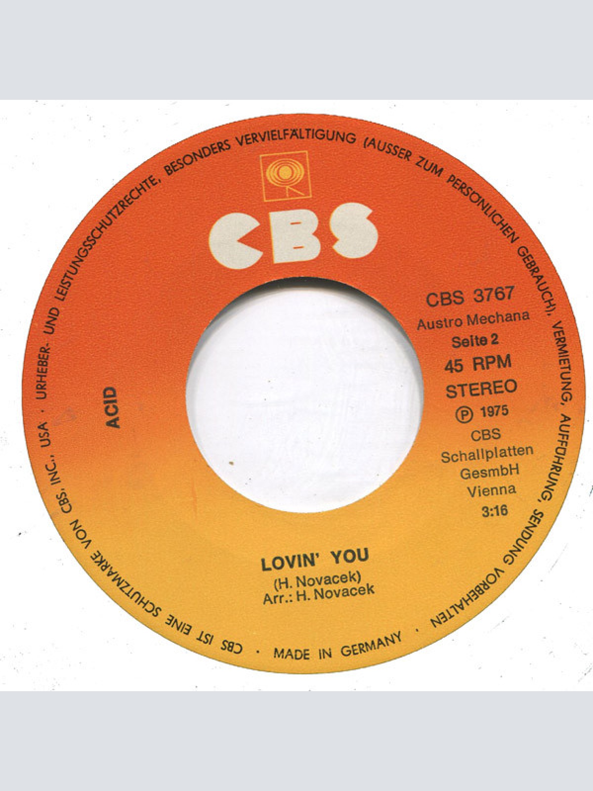 Vinyl / Acid (4) - You Caught Me Like A Spider