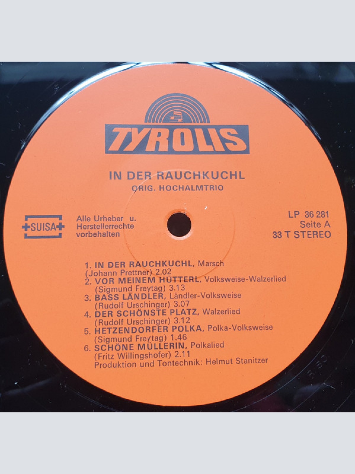 Vinyl / Orig. Hochalmtrio - In Der Rauchkuchl