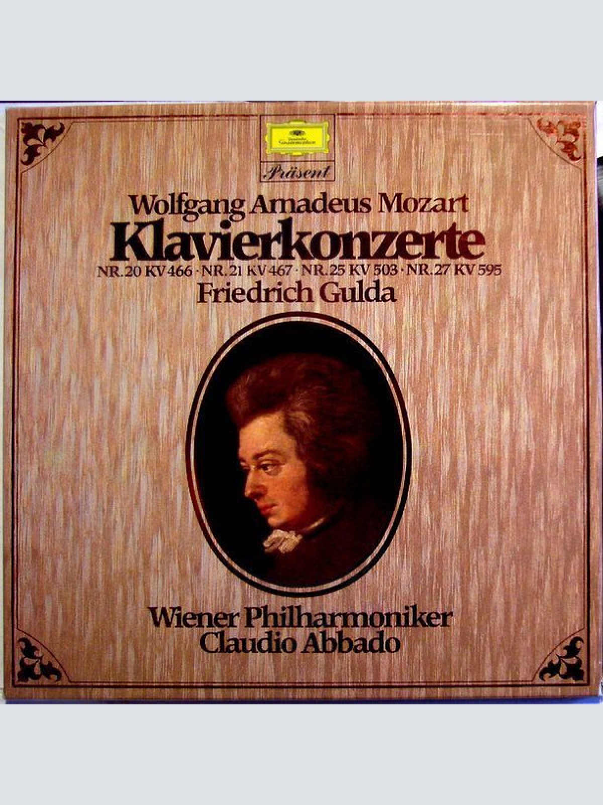 Vinyl / Wolfgang Amadeus Mozart - Friedrich Gulda, Wiener Philharmoniker, Claudio Abbado - Klavierkonzerte Nr. 20 KV 466 Nr. 21 KV 467 Nr. 25 KV 503 Nr. 27 KV 595