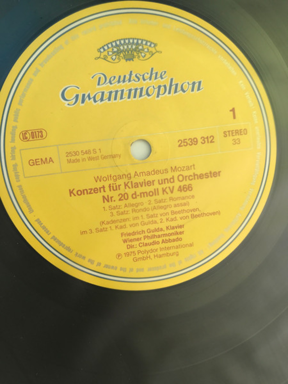 Vinyl / Wolfgang Amadeus Mozart - Friedrich Gulda, Wiener Philharmoniker, Claudio Abbado - Klavierkonzerte Nr. 20 KV 466 Nr. 21 KV 467 Nr. 25 KV 503 Nr. 27 KV 595