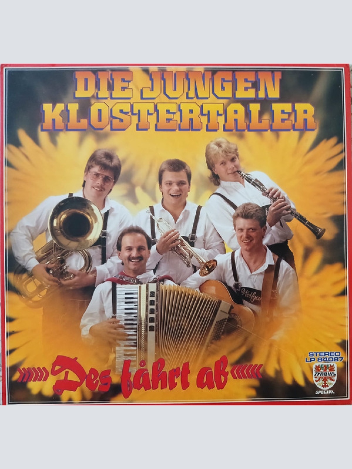 Vinyl / Die Jungen Klostertaler - Des Fährt Ab