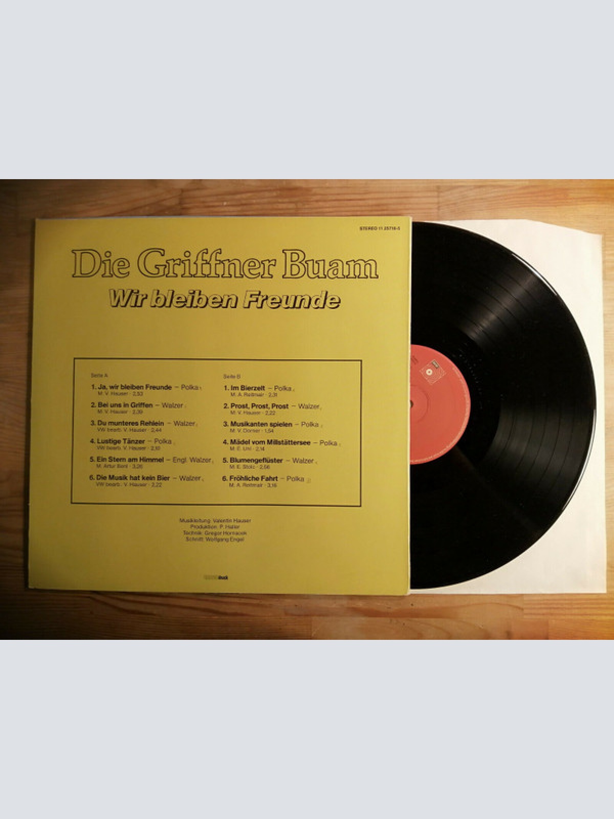 Vinyl / Die Griffner Buam* - Wir Bleiben Freunde