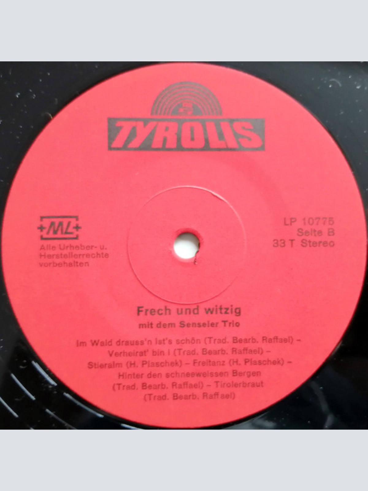 Vinyl / Senseler Trio - Frech Und Witzig