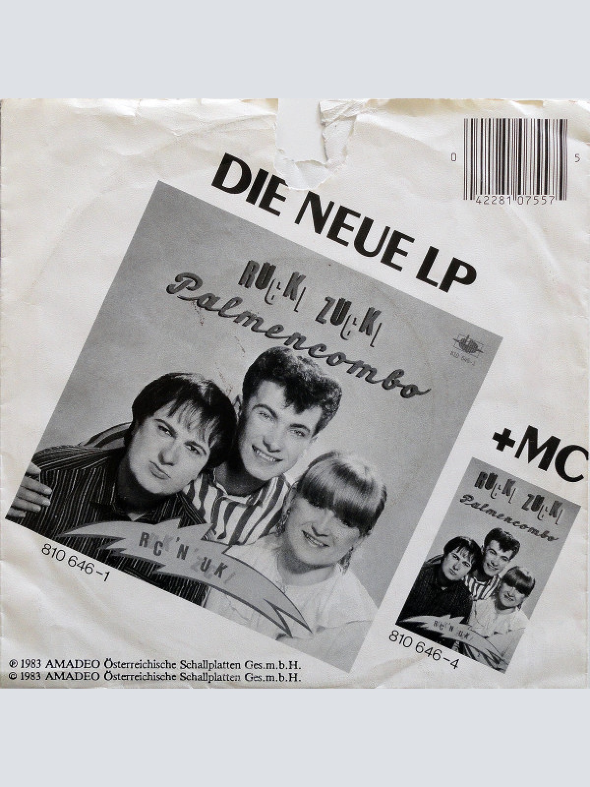 Vinyl / Rucki Zucki Palmencombo - I Kånn Di Net Vergessn!