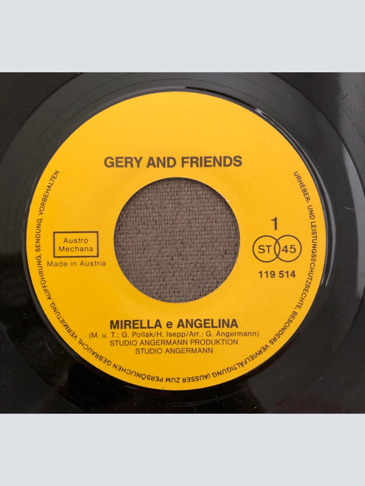 Vinyl / Gery And Friends - Mirella e Angelina? / Grand Canyon