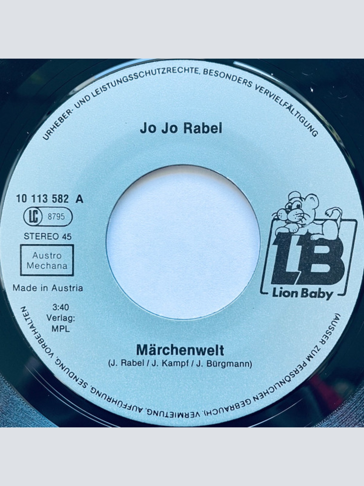 Vinyl / Jojo Rabel* - Märchenwelt