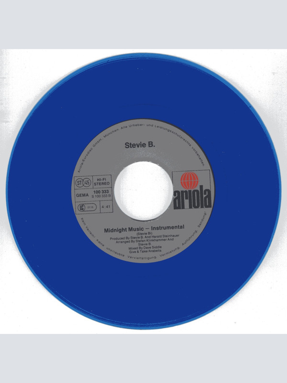 Vinyl / Stevie B. - Midnight Music (Part 1 & 2)