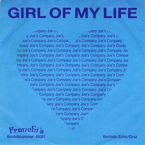 Vinyl / Joe's Company - Girl Of My Life