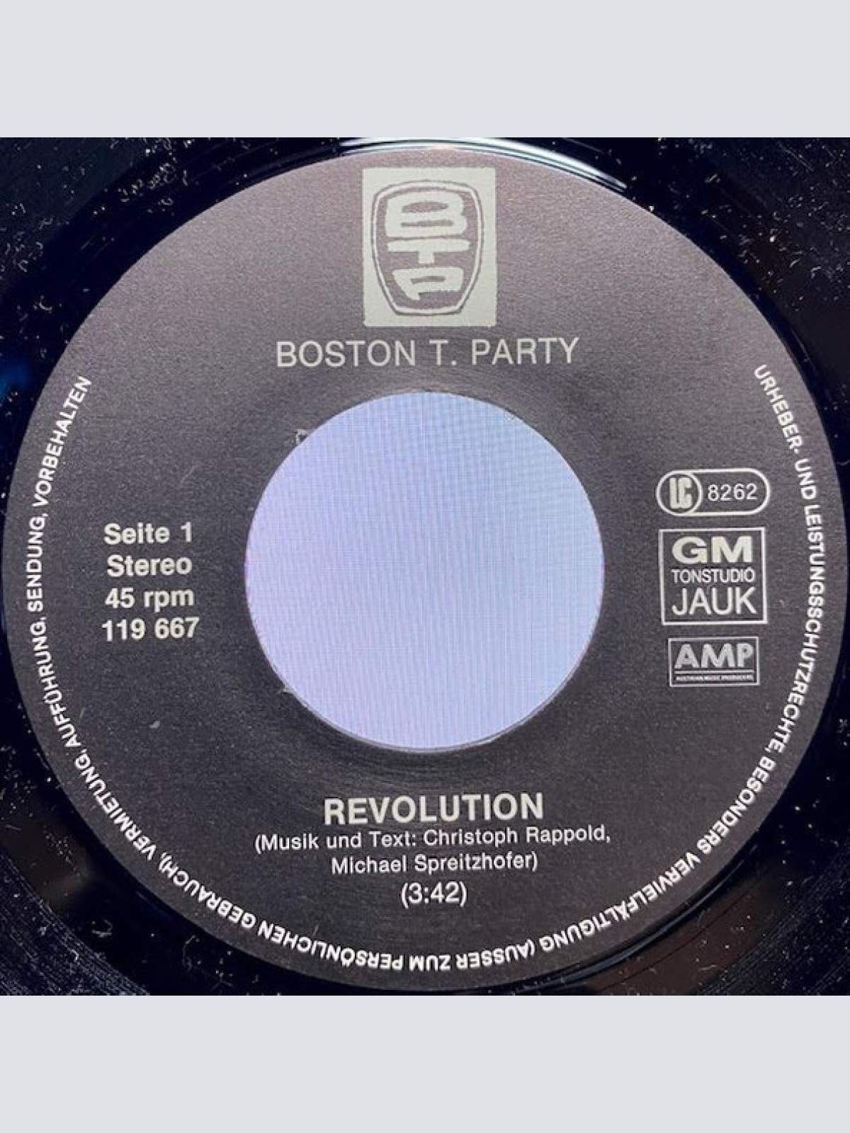 Vinyl / Boston T. Party - Revolution