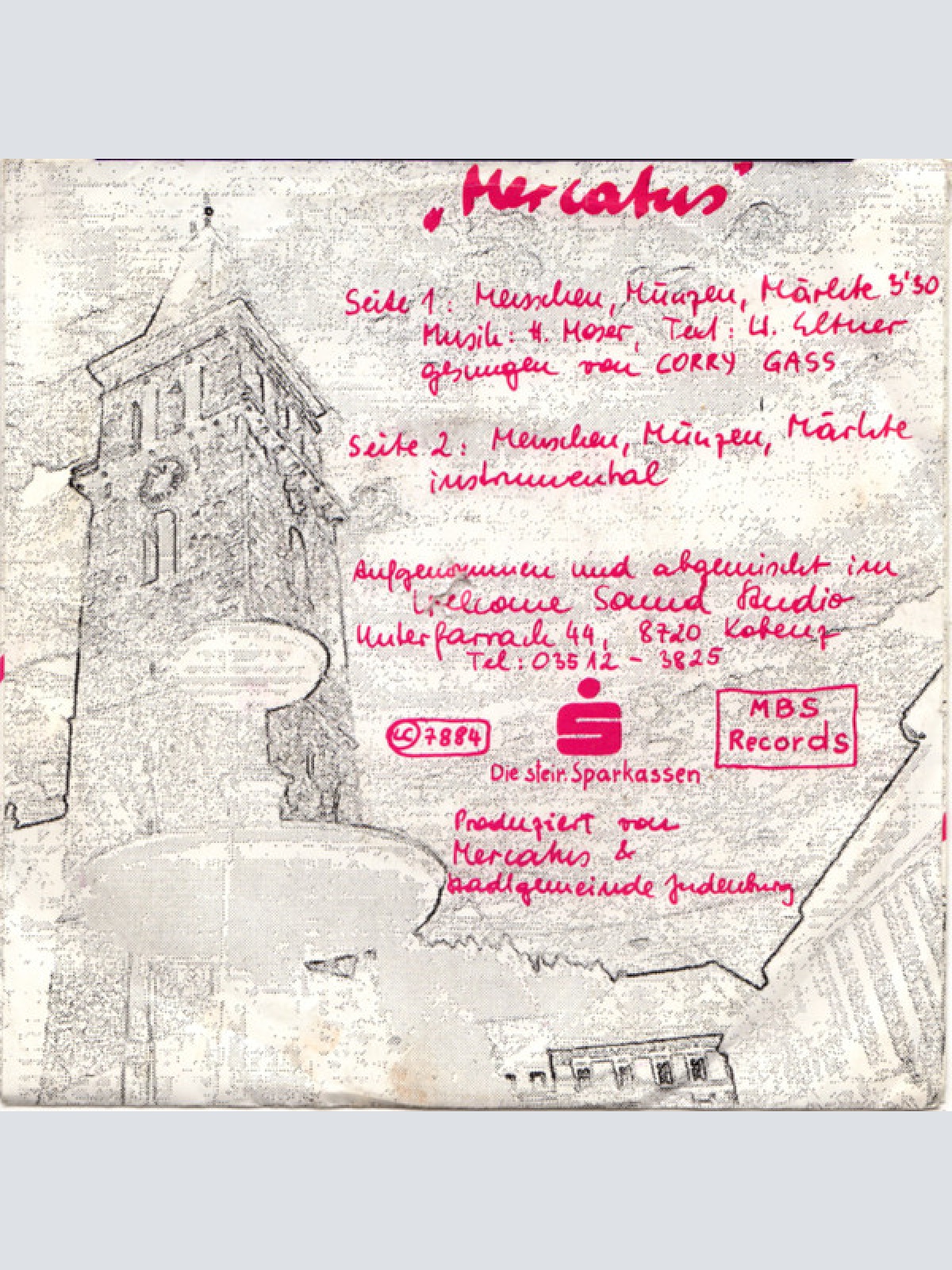 Vinyl / Corry Gass - Menschen & Münzen & Märkte "Mercatus"