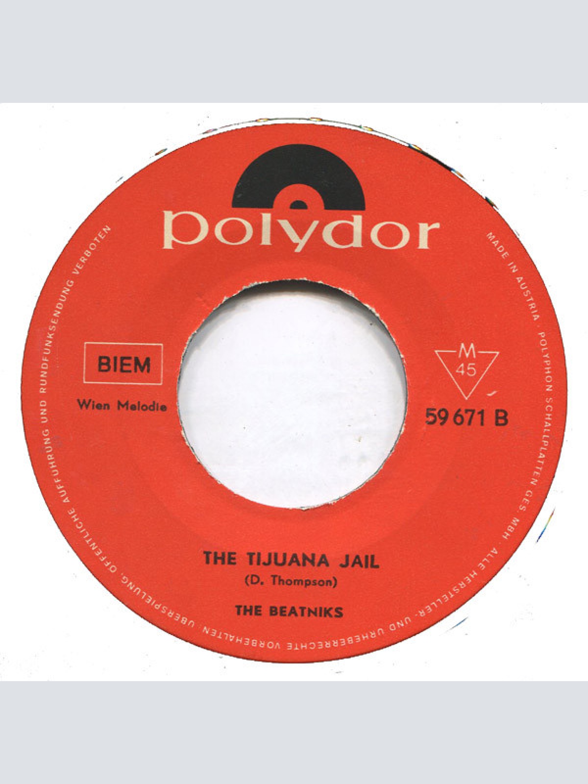 Vinyl / The Beatniks (6) - Venga, Venga Amor! / The Tijuana Jail
