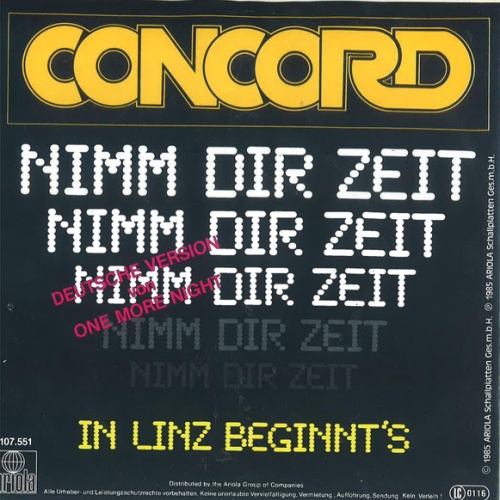 Vinyl / Concord (7) - Nimm Dir Zeit